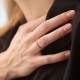 Каблучка "Кульки" у жовтому золоті к07543
