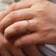 Каблучка в жовтому золоті к08388