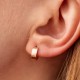 Сережки - кільця у червоному золоті mini с08821