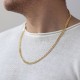 Цепочка золотая панцирное плетение (5.5 мм) ц00577-5,5