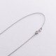 Серебряное колье с пиропом 18984