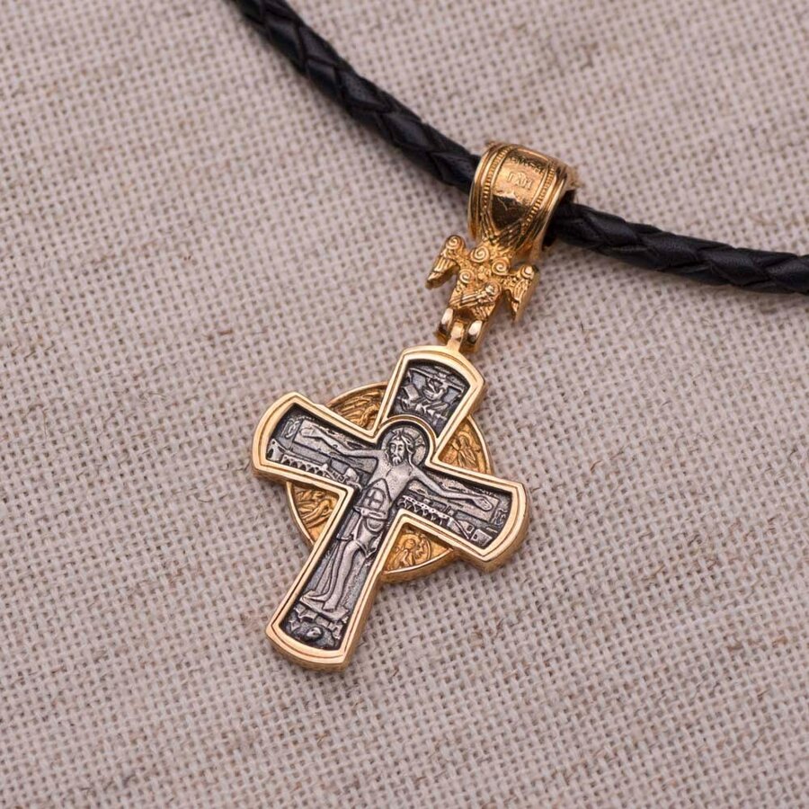 Православный крест "Распятие. Рождество Христово" 131769