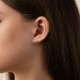 Серебряные серьги - пусеты с фианитами 902-01613
