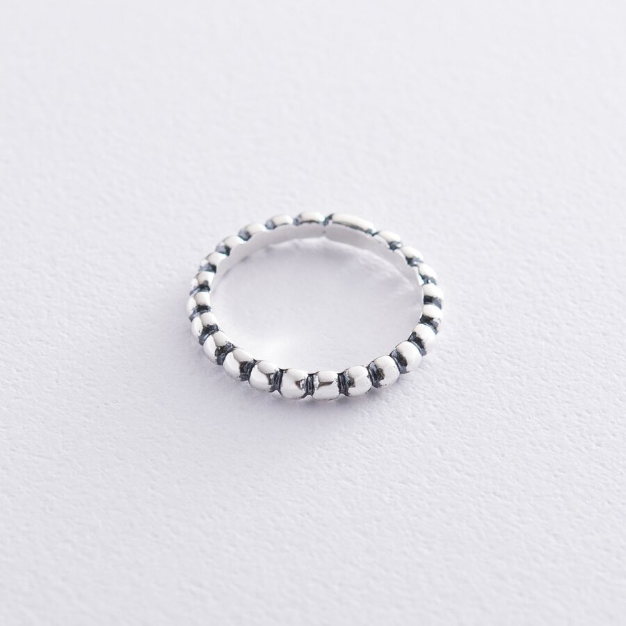 Срібний перстень з чорнінням 112123