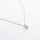 Серебряное колье "Капелька" 908-01302