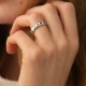 Серебряное кольцо "Nicole" 7237