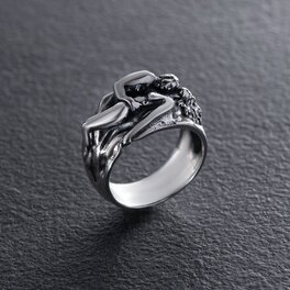 Серебряное кольцо "Обнаженная пара" 112702