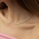 Золотая цепочка плетение Венеция (1 мм) ц00242-1