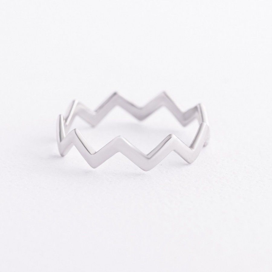 Срібна каблучка "Zigzag" на фалангу 901-00933