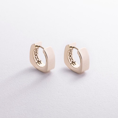 Сережки "Loren" у жовтому золоті с08946