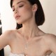 Сережки - пусети "Кульки" в білому золоті (6 мм) с07490