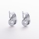 Сережки "Jessica" у білому золоті с09682