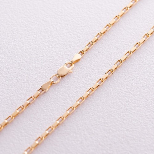 Золотая цепочка Якорное плетение ц00481