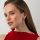 Серьги в желтом золоте с08734