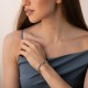 Браслет "Helen" у білому золоті б05897