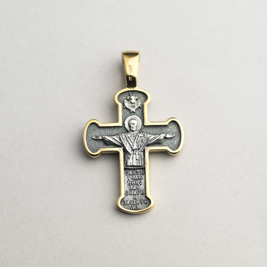 Православный крест (чернение, позолота) 132719