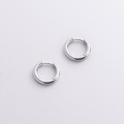 Сережки - кільця у сріблі mini 7261
