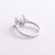 Серебряное кольцо "Irene" с фианитами 112853