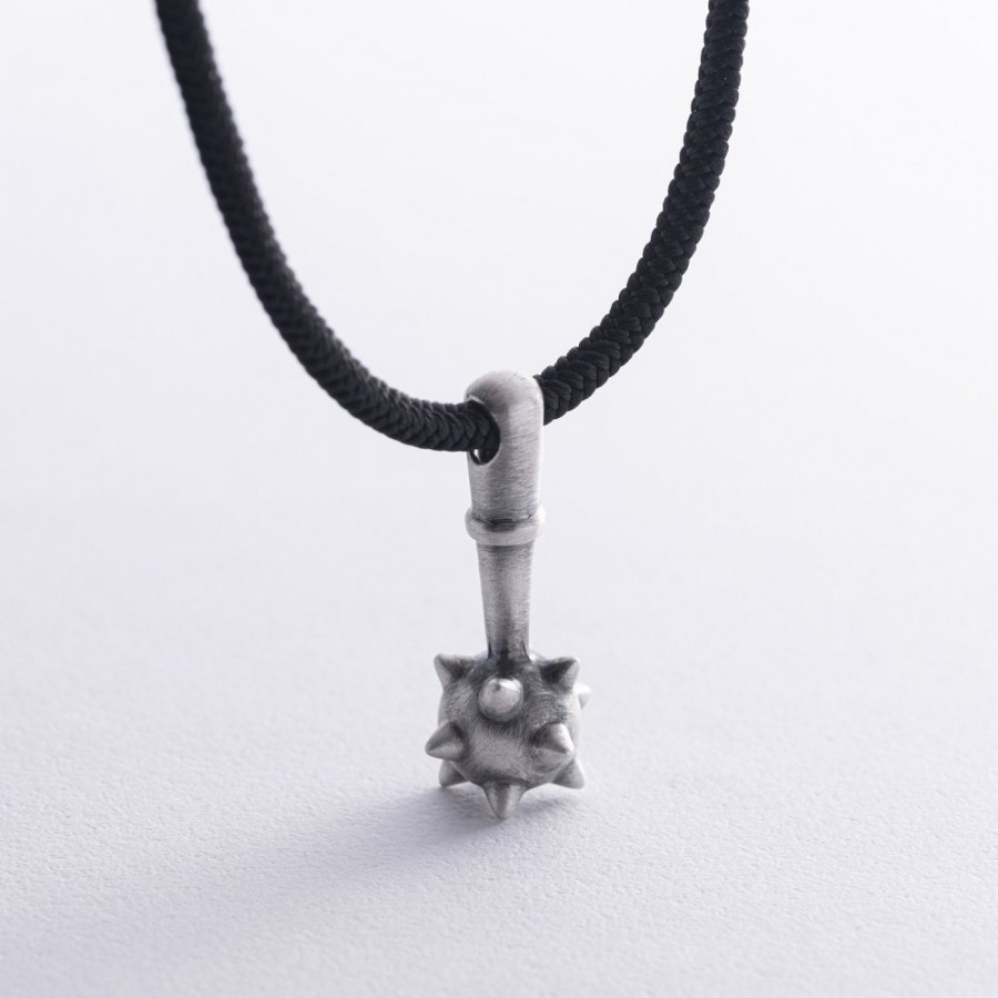 Подвеска "Булава" в серебре 133159