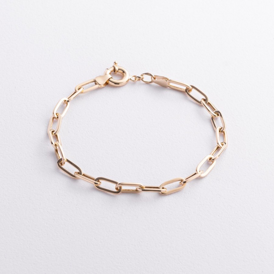 Браслет "Цепочка" в желтом золоте б05641