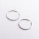 Сережки - кільця у сріблі 123521