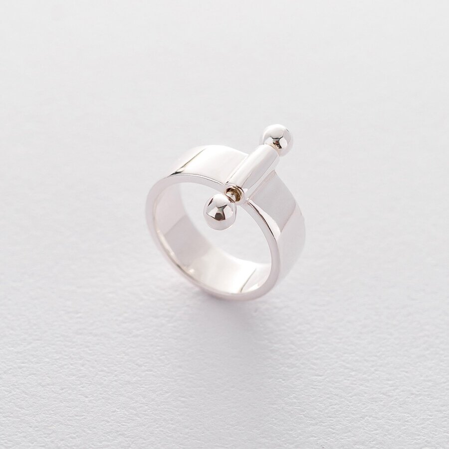 Срібний перстень "Новий стиль" 112216