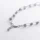 Серебряное колье - цепочка 181274