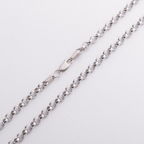 Цепочка Ролло в белом золоте ц00362-3,5