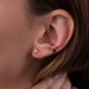 Сережка - каффа в жовтому золоті с06377
