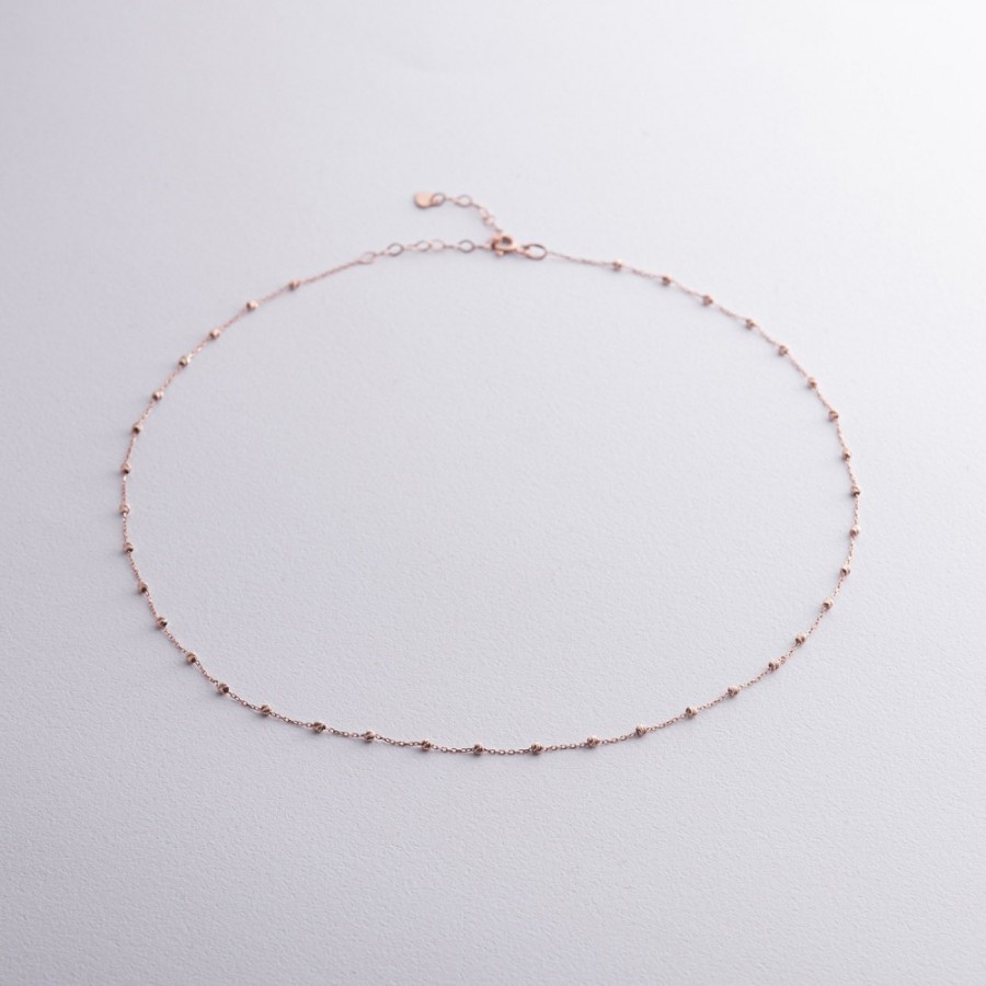 Колье "Шарики" в красном золоте кол02347