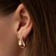 Сережки "Megan" у червоному золоті (Small) с09118