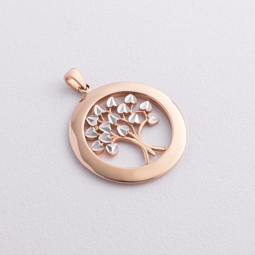Золотой кулон "Древо жизни" п02895