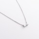 Серебряное колье с фианитом 908-01407