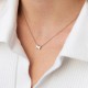 Серебряное колье с буквой "М" 1105 М