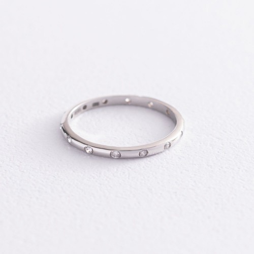 Серебряное кольцо с фианитами 3898