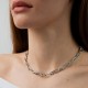 Колье "Mikaela" в белом золоте кол02658