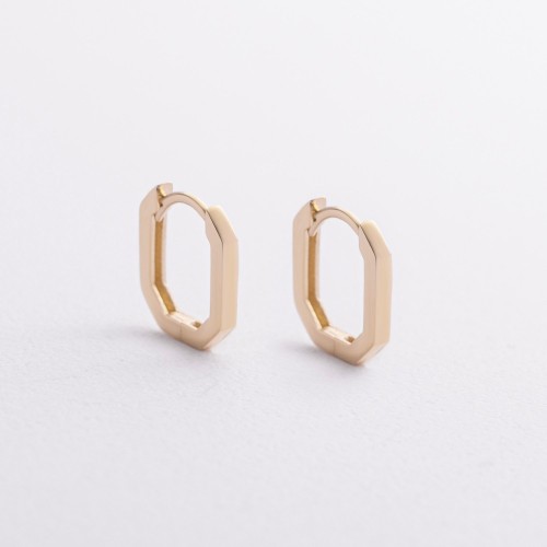 Серьги "Olimpia" в желтом золоте с09398