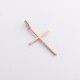 Золотой крестик без распятия п03122