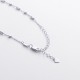Колье "Amelia" в белом золоте кол02673