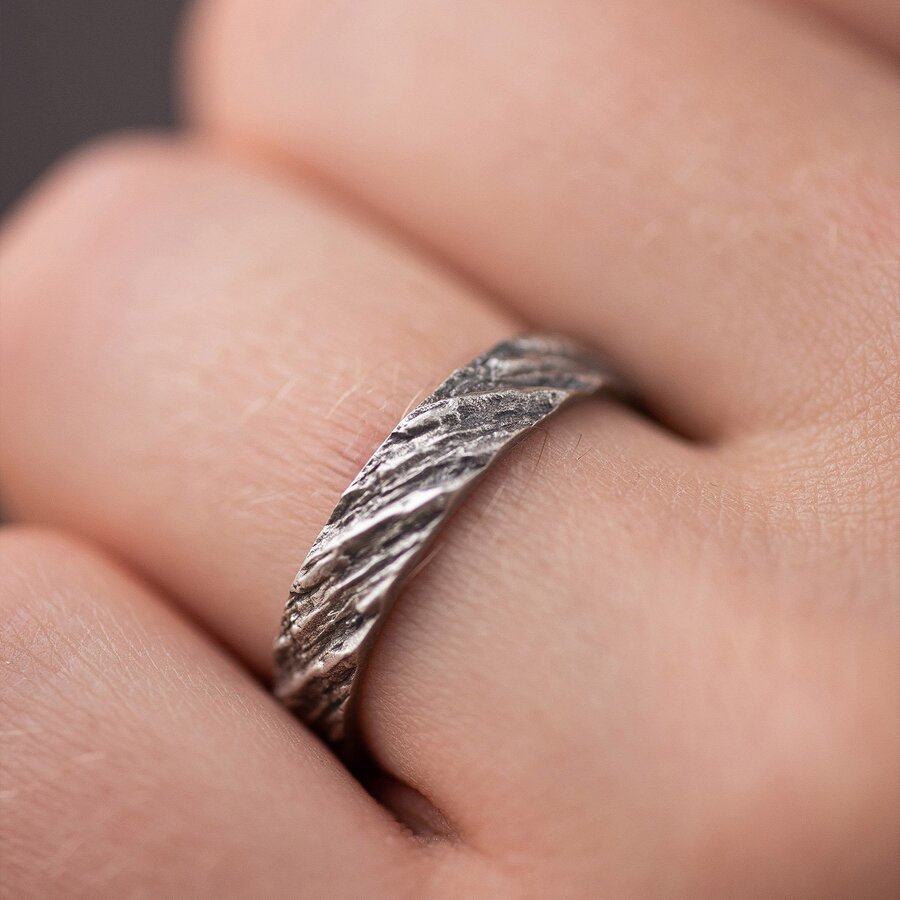 Серебряное кольцо "Скалы" 1282