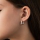Серебряные серьги с фианитами 123554
