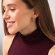 Серьги - кольца в красном золоте с08618
