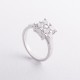 Серебряное кольцо "Irene" с фианитами 112853