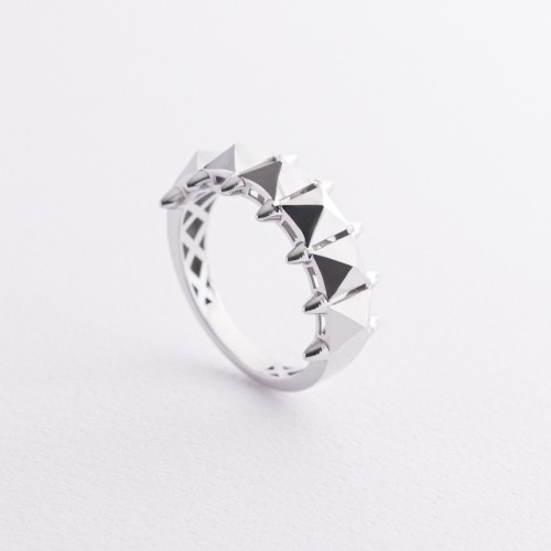 Каблучка "Clara" у білому золоті к08284