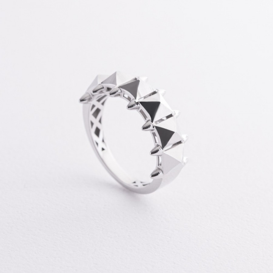 Каблучка "Clara" у білому золоті к08284
