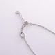 Серебряное колье "Сердечки" 908-01075