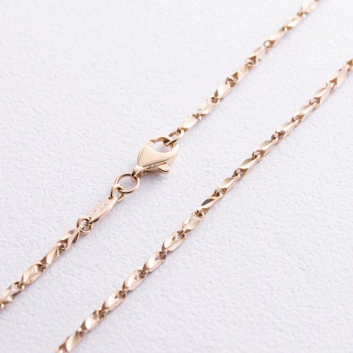 Фантазийная цепочка в желтом золоте ц00475