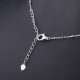 Серебряное колье с фианитами 18220