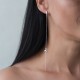 Серебряные серьги "Шарики" 122559
