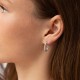 Сережки "Alisia" у білому золоті с09220